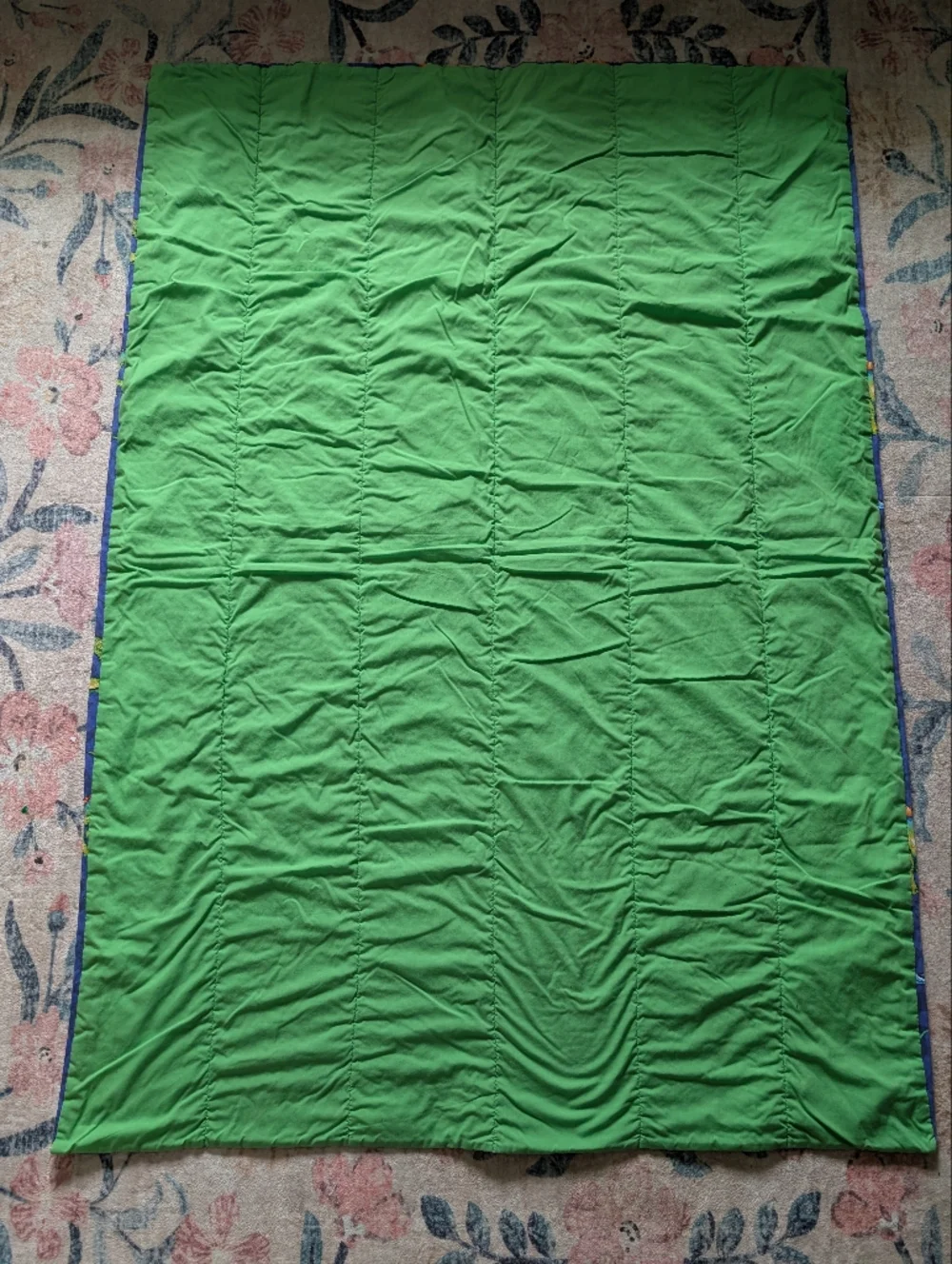 Handmade‎ Blue Dinosaur Print Quilt
